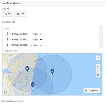 Facebook Location Targeting